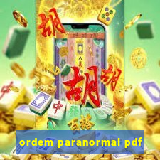 ordem paranormal pdf